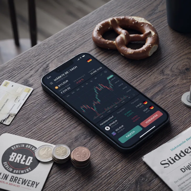 Global crypto exchange localisation strategy, DACH region